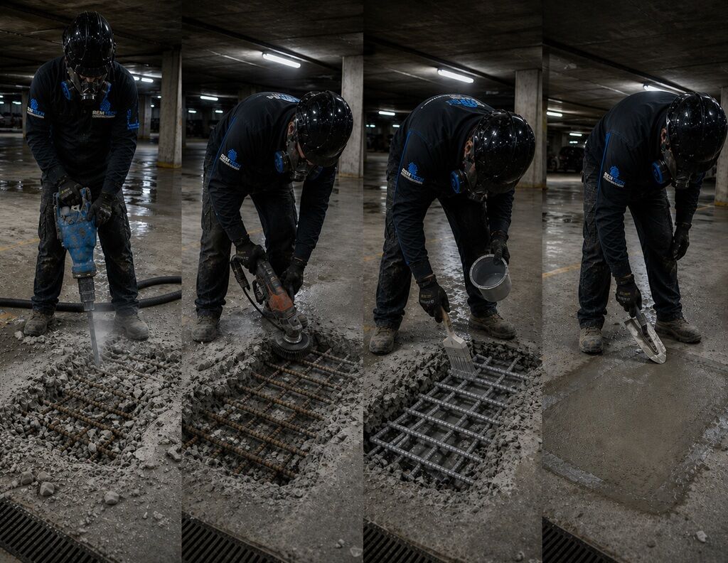 Concrete Cancer Repairs 15 Concrete Cancer Repairs Results – Before & After - Remtech Constructions