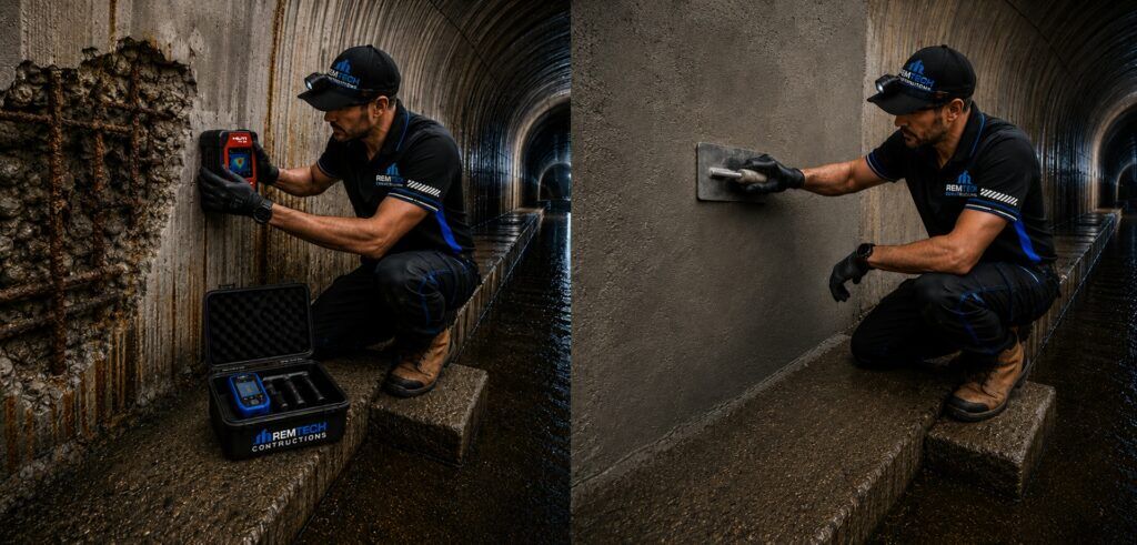 Concrete Cancer Repairs Sydney - Remtech Constructions - 11