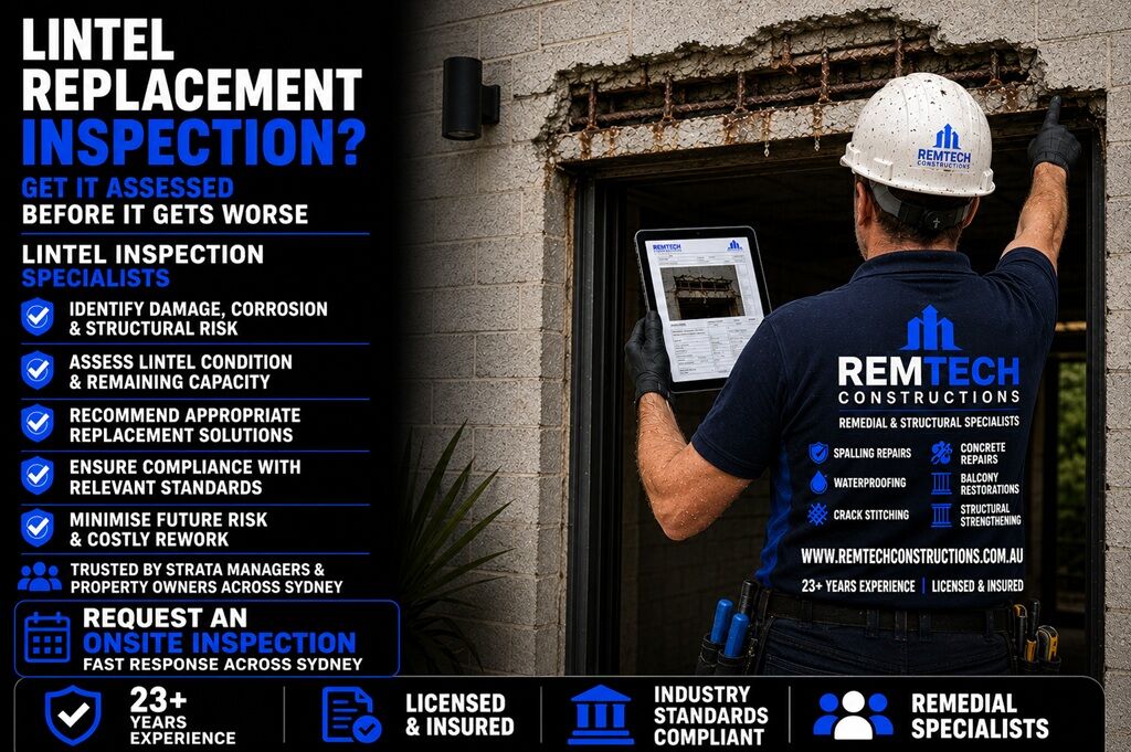 Lintel Replacement 18 Lintel Replacement Service In Sydney - Lintel Replacement Site Inspection - Remtech Constructions