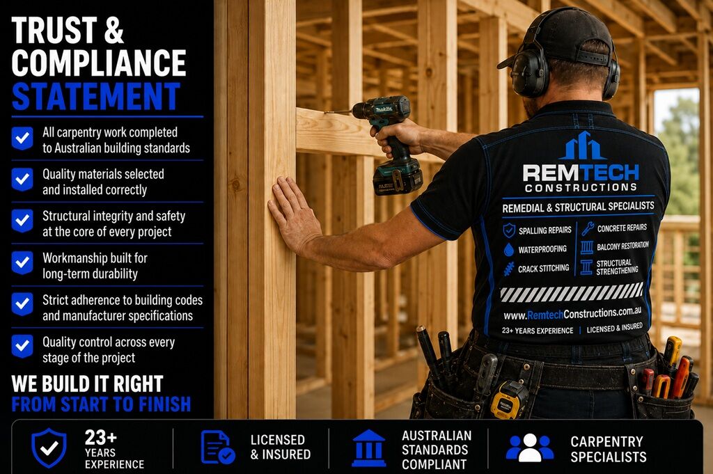 Trust & Compliance Statement - Carpentry Services - Remtech Constructions