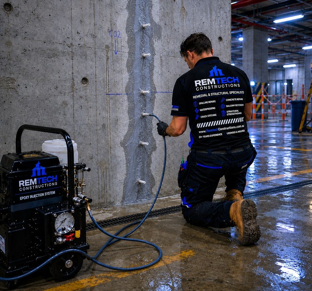 Concrete Crack Repairs Sydney 11 Concrete Crack Repair Service In Sydney - Remtech Constructions - 1