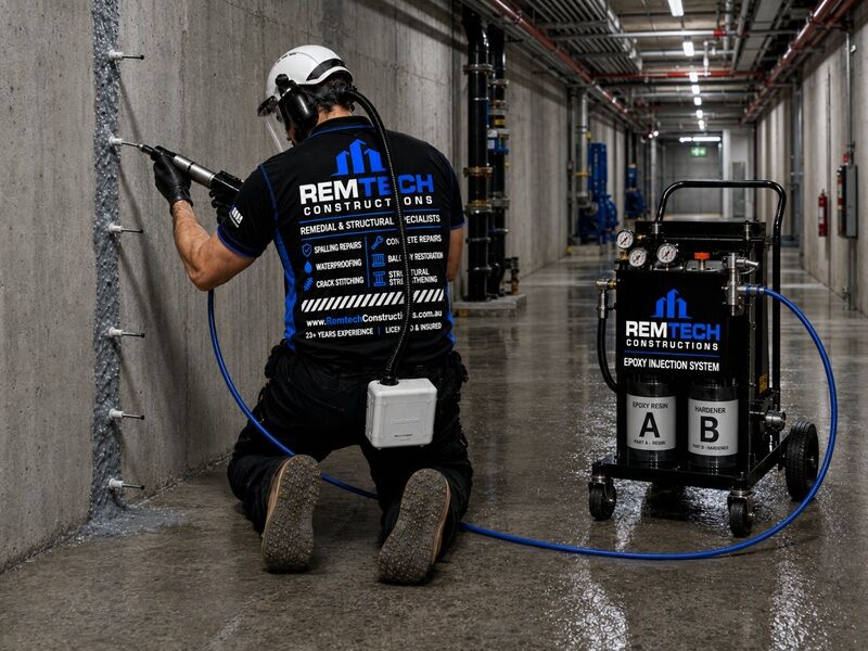 Home 7 Concrete Crack Repair Service In Sydney - Service Box - Remtech Constructions