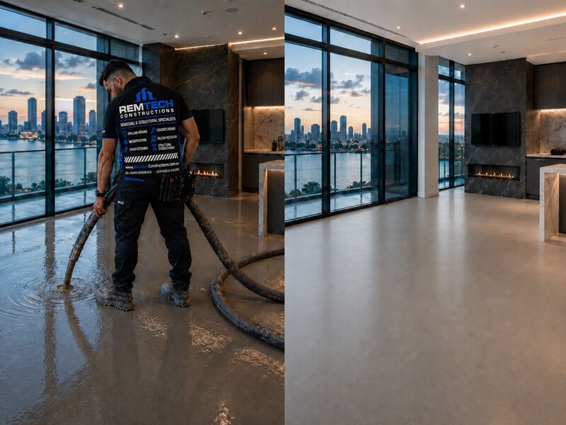 Home 13 Floor Levelling Service In Sydney - Service Box - Remtech Constructions